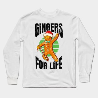 Christmas Santa Claus Gingers for life Long Sleeve T-Shirt